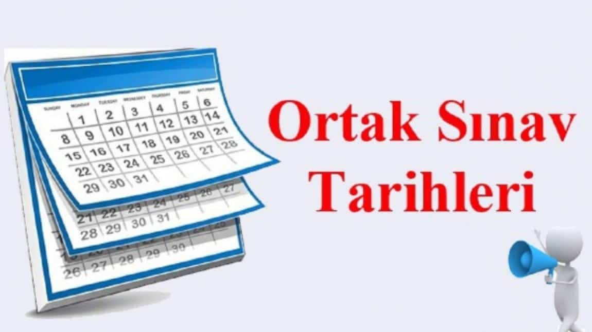 2024-2025 EĞİTİM ÖĞRETİM YILI 1.DÖNEM 1.ORTAK SINAV TARİHLERİ